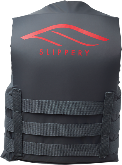 SLIPPERY Hydro Nylon Vest - Charcoal/Red - L/XL 112214-10005020