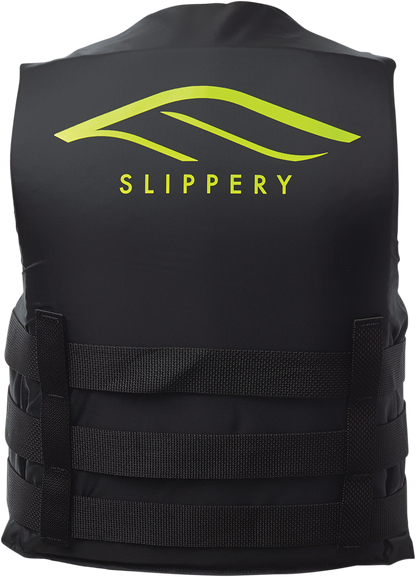 SLIPPERY Hydro Nylon Vest - Black/Neon Yellow - 4XL 112214-30011020