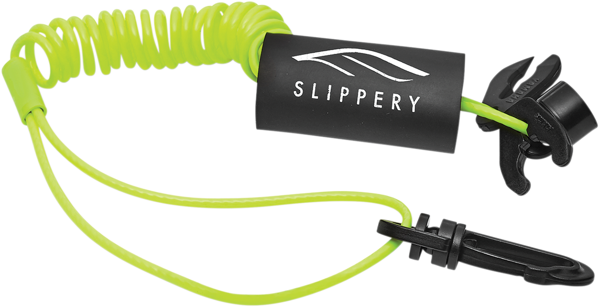 SLIPPERY Lanyard with Snap Hook - Kill Switch - Neon Yellow A3206S