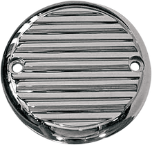 JOKER MACHINE Points Cover - Finned - 2 Hole - Chrome 02-98FN