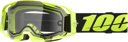 Armatic  Enduro Moto Goggle Neon Yellow Clear