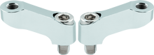 BikeMaster Mirror Extension 10mm Pair - Chrome