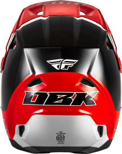 Kinetic Dbk Helmet Black/Red/Grey Xs