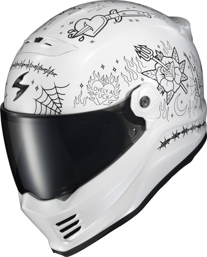 Covert Fx Full Face Helmet The Litas 2 White 2x