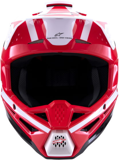 Sm3 Heat Helmet Red/White/Black Glossy Xl