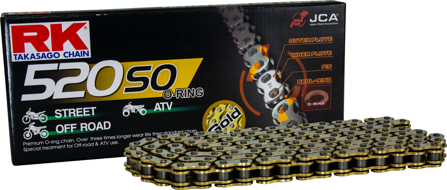 Gb520so Drive Chain Gold 520 X 120