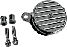 JOKER MACHINE High-Performance Air Cleaner Assembly Kit - Finned Chrome 10-202C