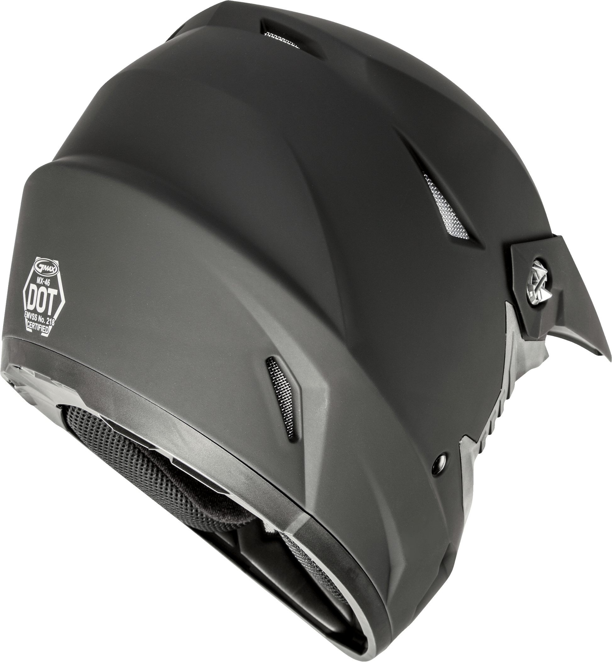 Mx 46 Off Road Helmet Matte Black Md