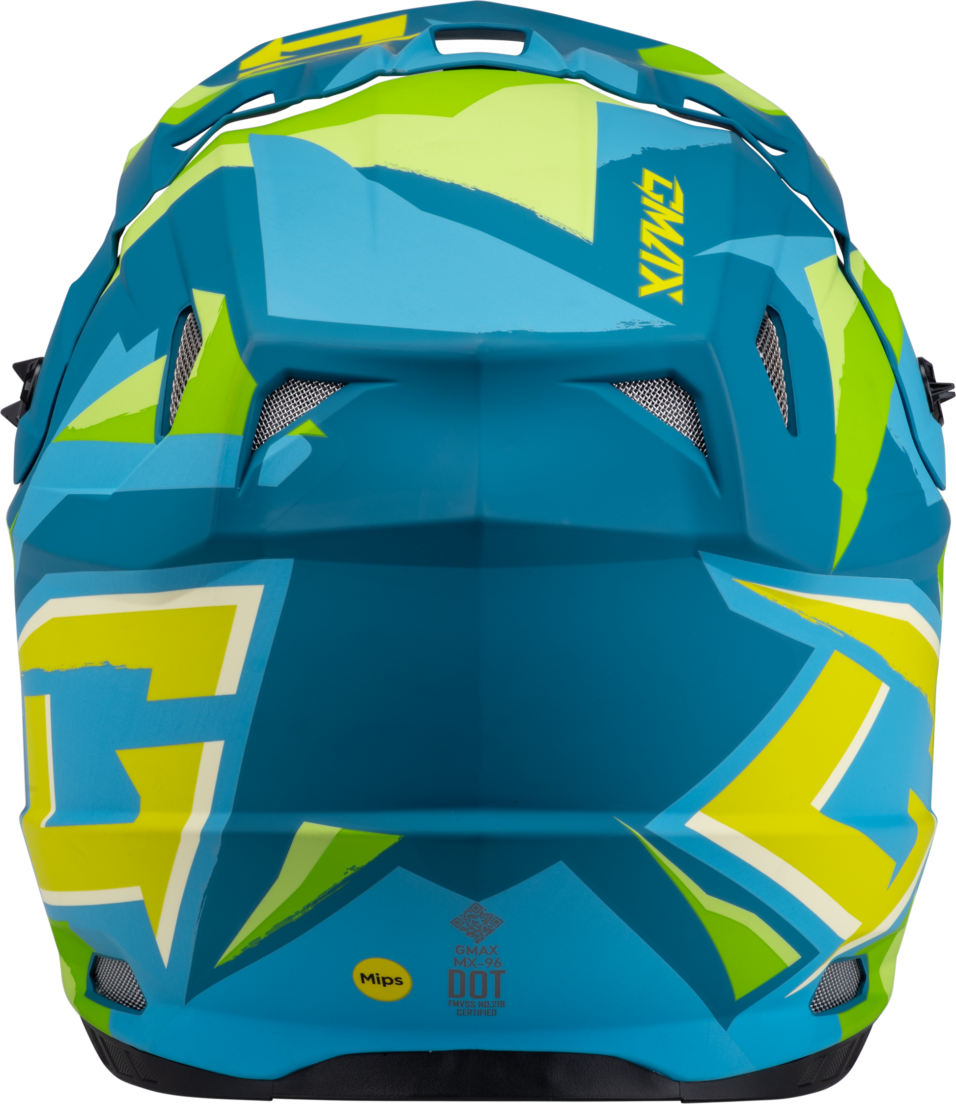 Mx 96 Splinter Helmet Matte Blue/Green Sm