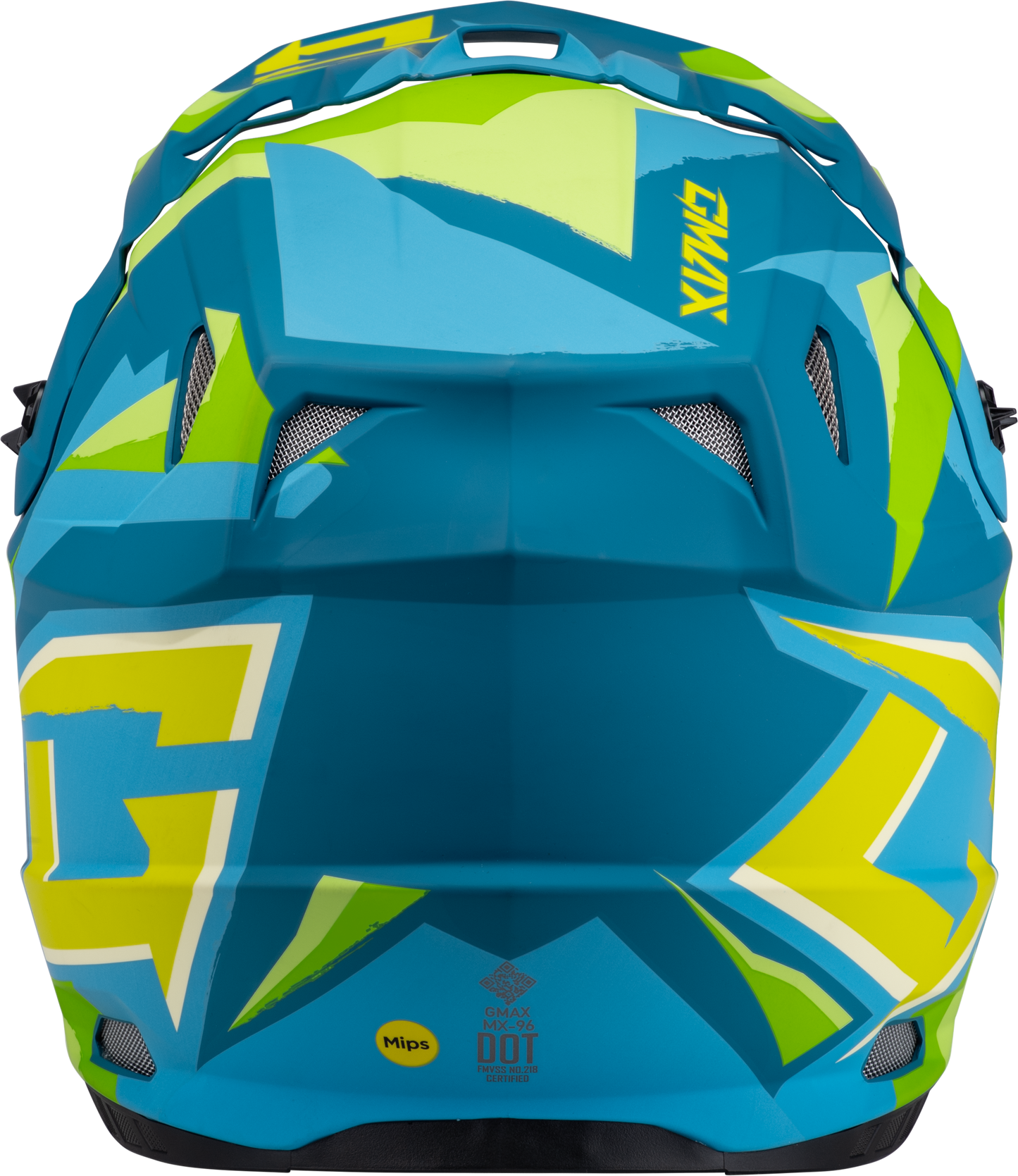 Mx 96 Splinter Helmet Matte Blue/Green Xs