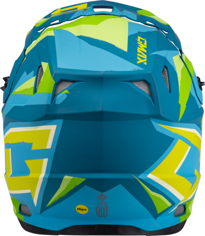 Mx 96 Splinter Helmet Matte Blue/Green Md