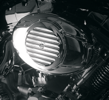 JOKER MACHINE Billet Air Cleaner Insert - Finned - Chrome 02-21FN