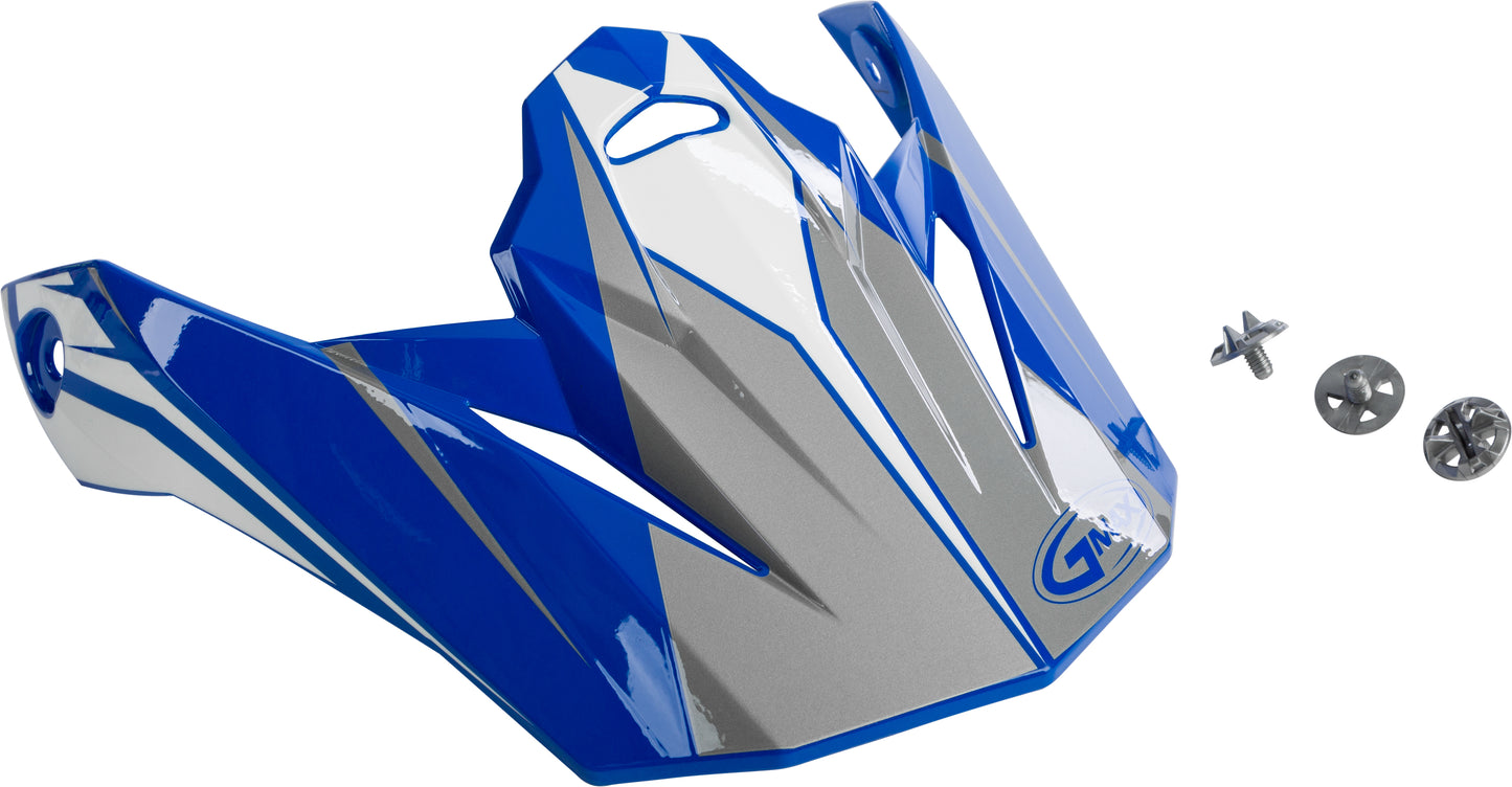 Visor W/Screws Revoke Mx 86 Blue/White