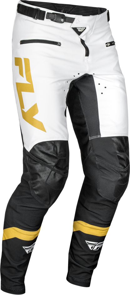 Rayce Bicycle Pants White/Black/Gold Sz 28