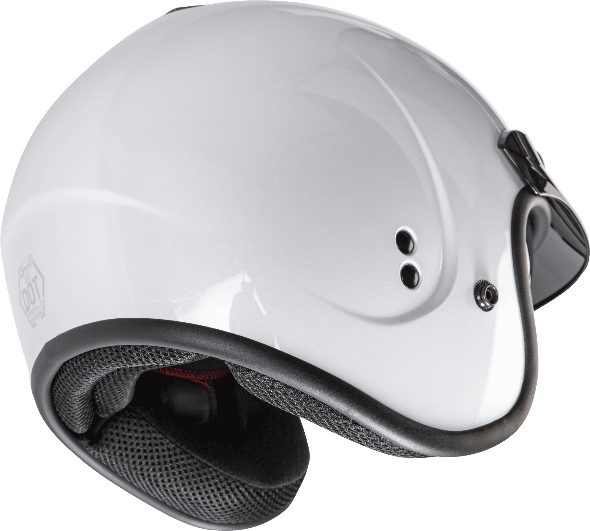 Gm 32 Open Face Helmet Pearl White Xs