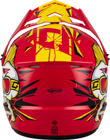 Youth Mx 46y Unstable Helmet Red/Yellow Ys