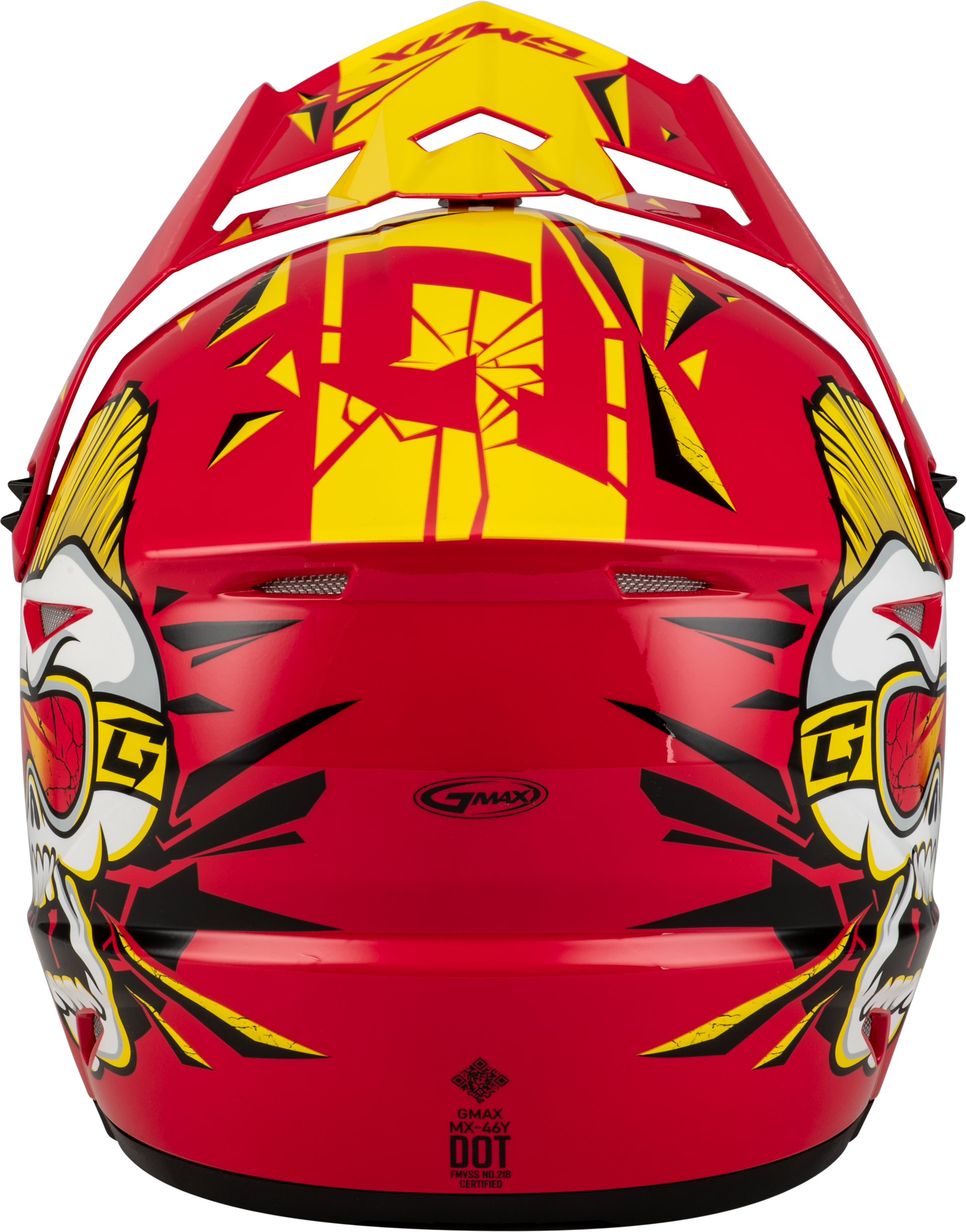 Youth Mx 46y Unstable Helmet Red/Yellow Yl