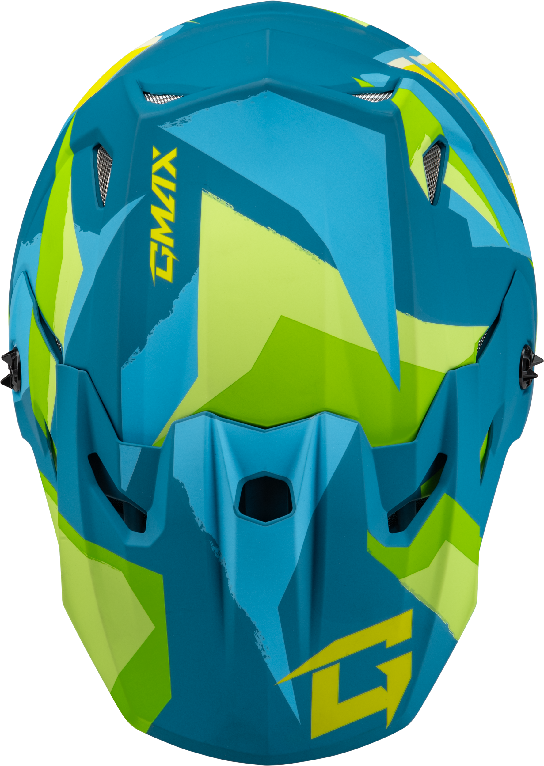 Mx 96 Splinter Helmet Matte Blue/Green Lg