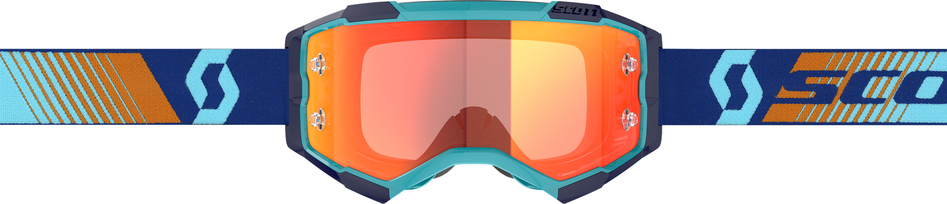 Fury Goggle Royal Blue/Org Orange Chrome Works