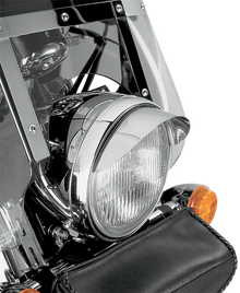 SHOW CHROME 7" Headlight Visor - Chrome - Universal 53-429