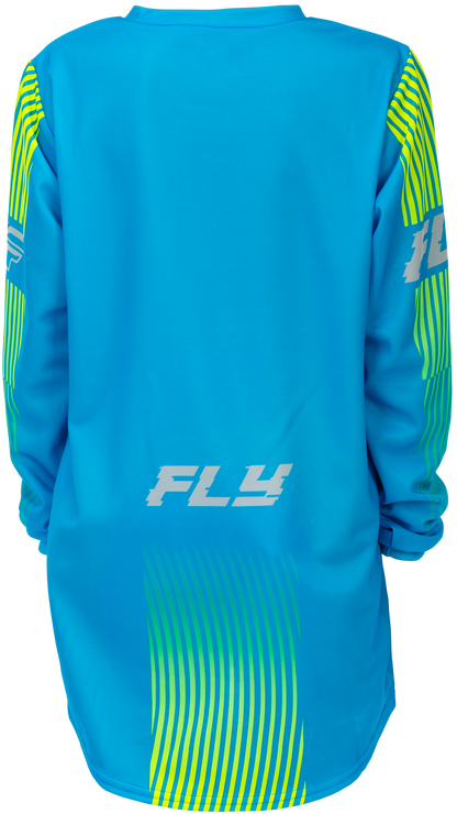 Youth F 16 Jersey Blue/Hi Vis Yl