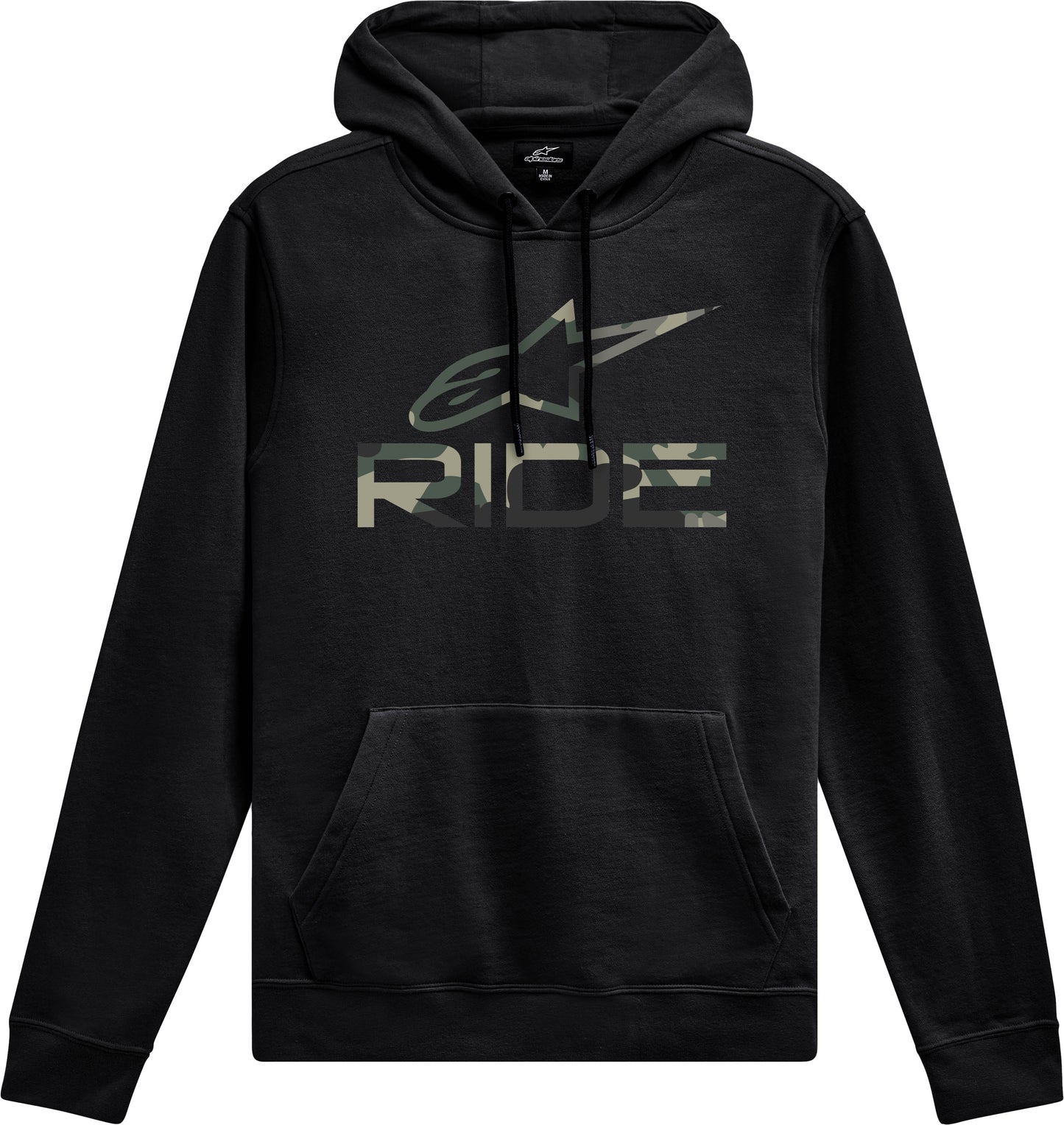 Ride Camo Hoodie V3 Black Xl