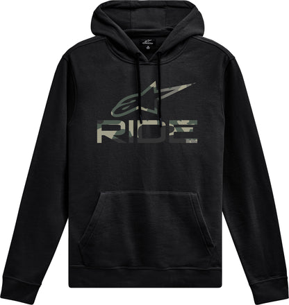Ride Camo Hoodie V3 Black Xl