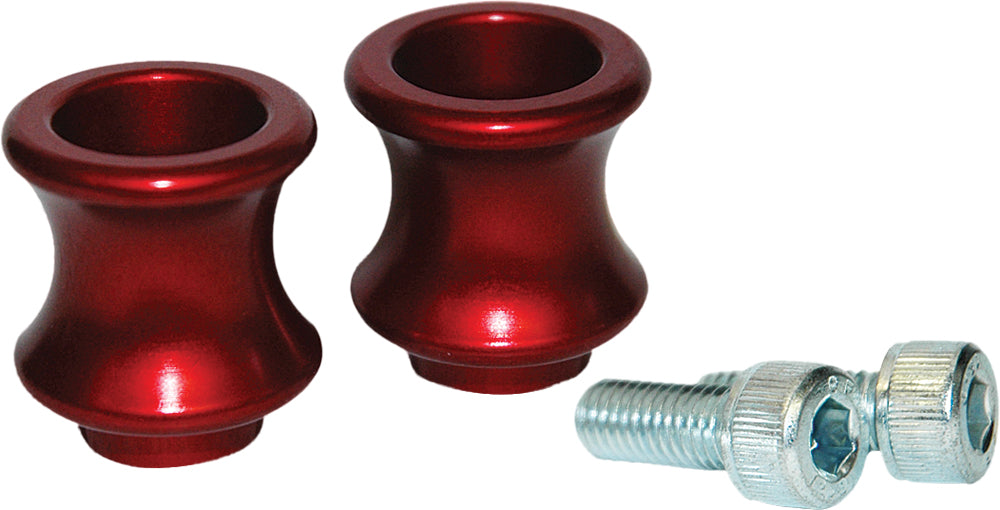 Swingarm Spools 8mm Red Apr/Duc/Hon/Suz