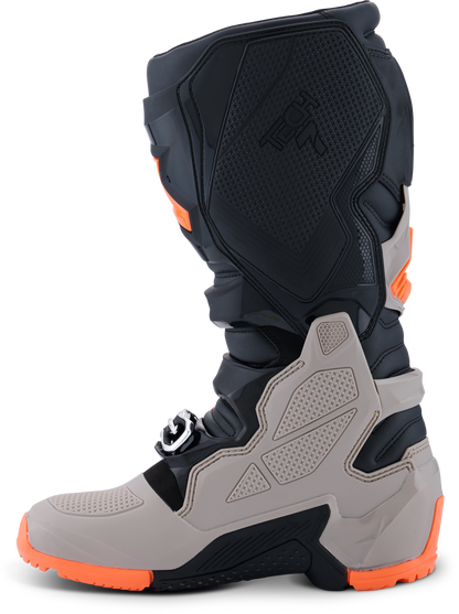 Tech 7 Enduro Blk/Warm Gry/Orange Fluo 9