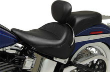 MUSTANG Wide Rear Seat - Studded - Black - FLST '05-'17 76236