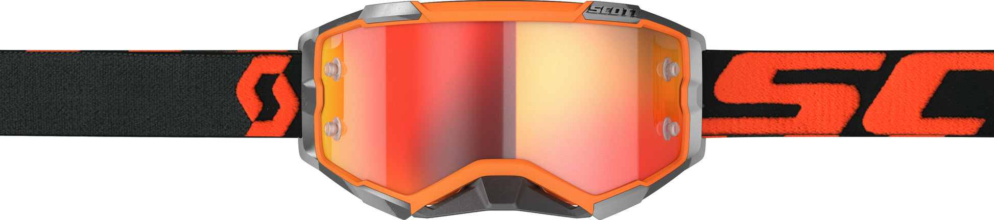 Fury Goggle Orange/Black Orange Chrome Works