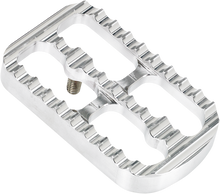 JOKER MACHINE Brake Pedal Cover - Silver - Serrated 08-641
