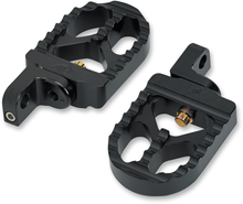 JOKER MACHINE Adjustable Serrated Foot Pegs - Long - Black - XL 08-57-3B