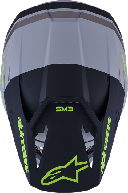 Sm3 Radium Helmet Gry/Blk/Ylw Fluo Matt Xl