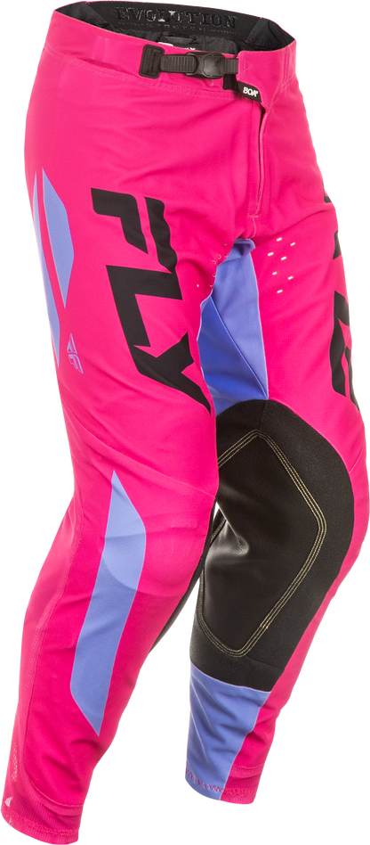 Evolution  Dst  Pants Pink/Lavender/Black Sz 28