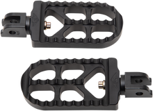 JOKER MACHINE Serrated Foot Pegs - Black - Long 08-56-6B