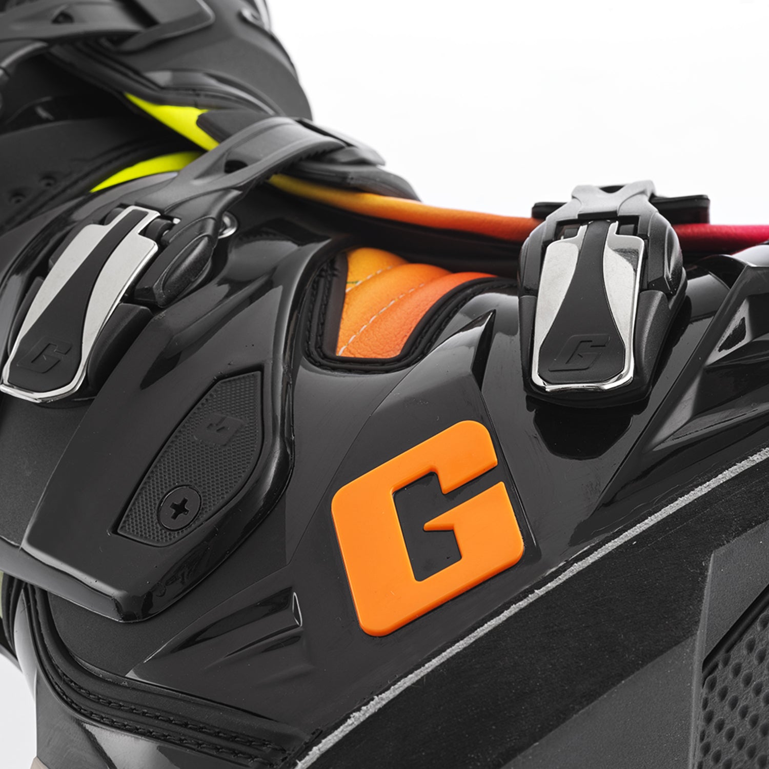 Sg12 Le Boots Black/Orange/Pink Sz 09