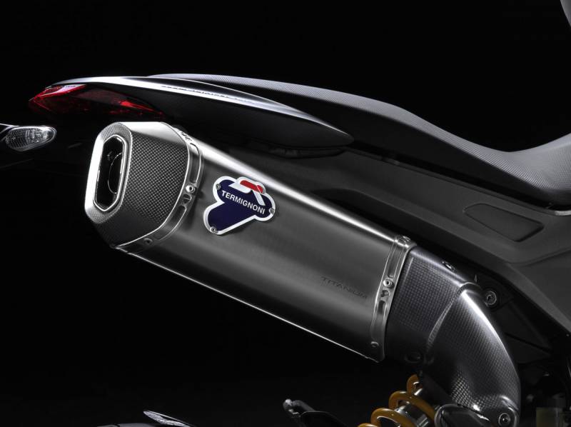 Termignoni High Mount Slip-on for Ducati Hypermotard 821/939 / SP (Formally Ducati Perfomance part number 96480041A)