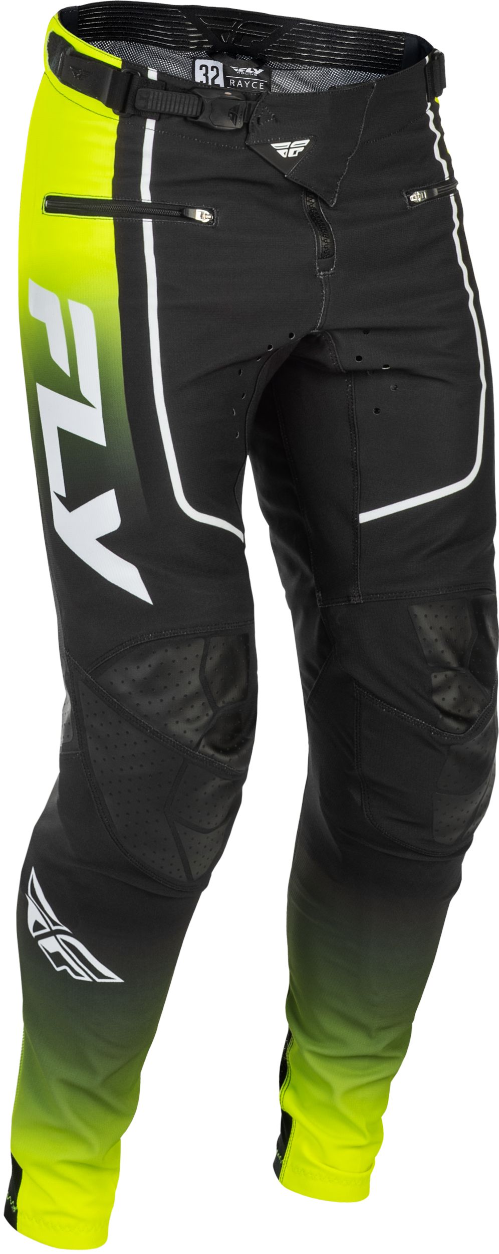 Youth Rayce Bicycle Pants Lime/Black/White Sz 18