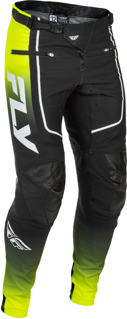 Youth Rayce Bicycle Pants Lime/Black/White Sz 26