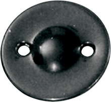 PAUGHCO Inspection Cover - Dimpled - Black - '36-'64 Big Twin B758