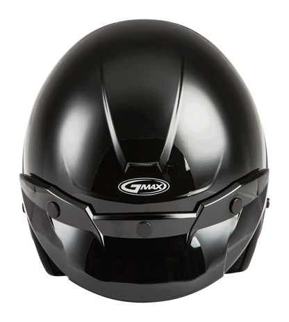Of 2 Open Face Helmet Black Md