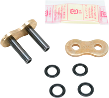 DID 530 ZVMX - Gold - Rivet Connecting Link ZJ530ZVMXG