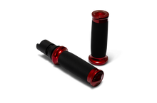 Performance Machine  24-25 Touring, 2025 Softail TBW  Contour Handle Grip Set - Red