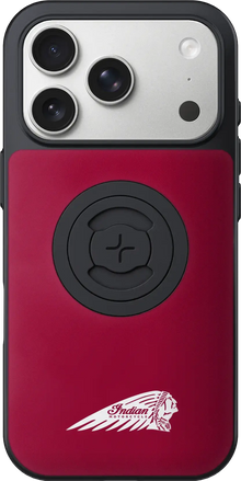 Indian Phone Case W/Headdress Iphone 17 Pro Red W/Logo
