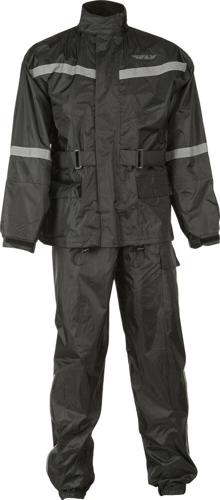 2 Piece Rain Suit Black 4x