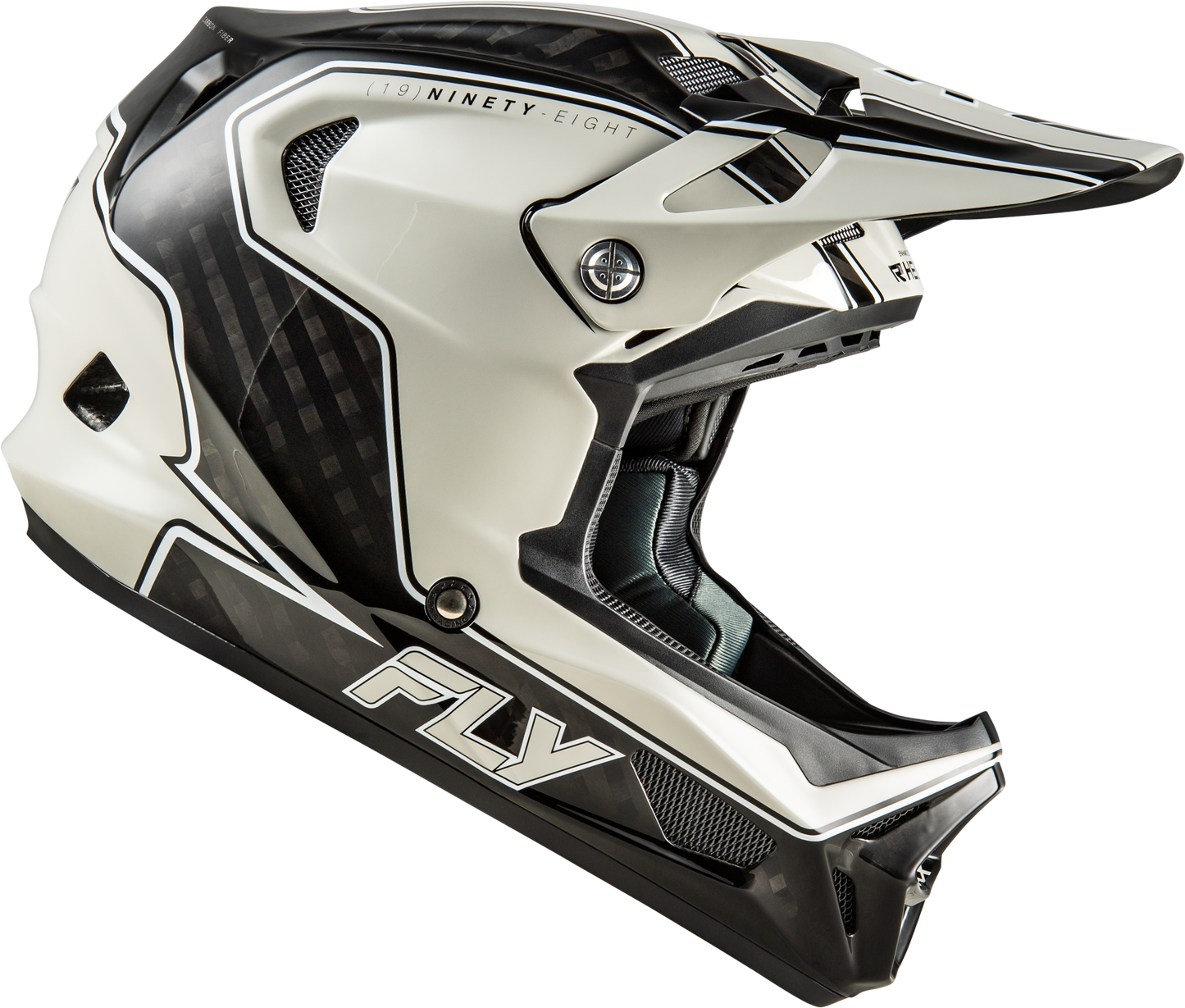 Werx R Flow Carbon Helmet Black Carbon/Grey Xs