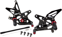 MGP MGP Rearset - Black - Kawasaki 50901-2500