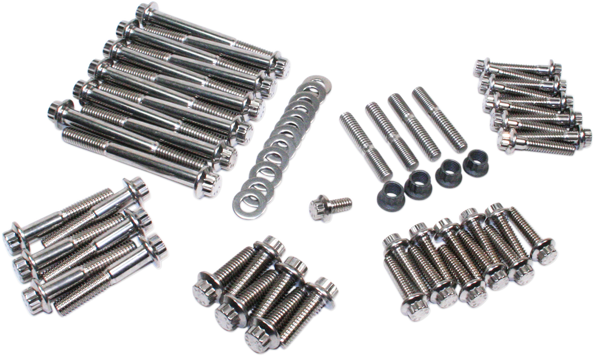 FEULING PARTS Fastener Kit - External Engine - 12-Point - Twin Cam 3049