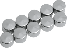 DRAG SPECIALTIES Bolt Covers - Allen/Socket - 3/16" - Chrome - 10 Pack 352040